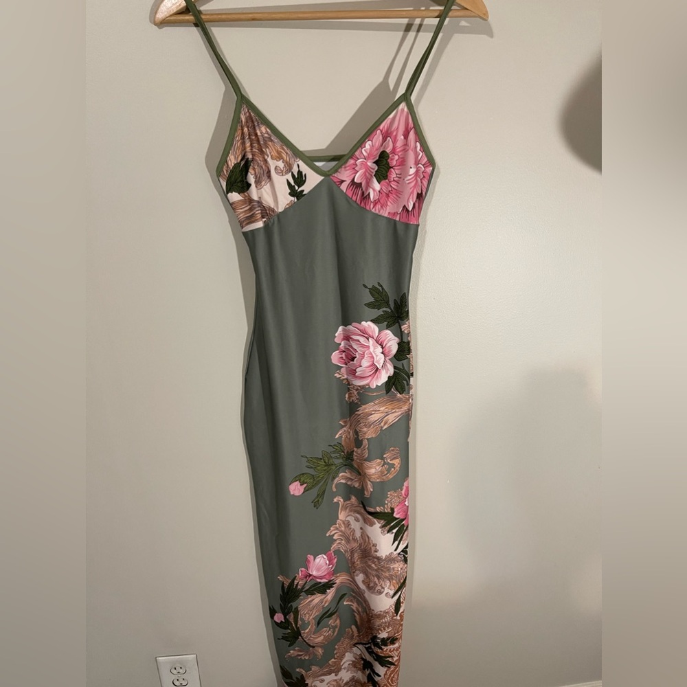 Floral print dress